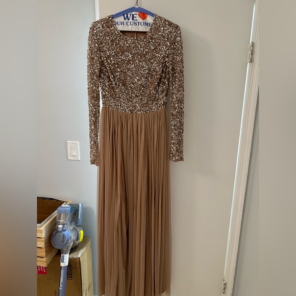 Maya Dresses & Skirts - Maya Long Sleeve Bridesmaid Gown